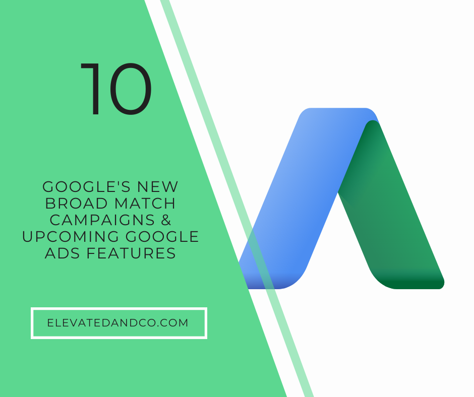 Google’s New Broad Match Campaigns & Upcoming Google Ads Features